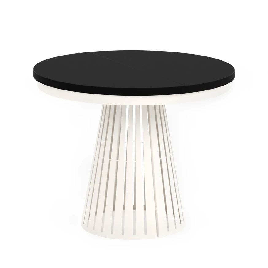 Esstisch rund Säulenfuß ausziehbar günstig kaufen - Dekori Möbel