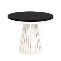 Esstisch rund Säulenfuß ausziehbar günstig kaufen - Dekori Möbel