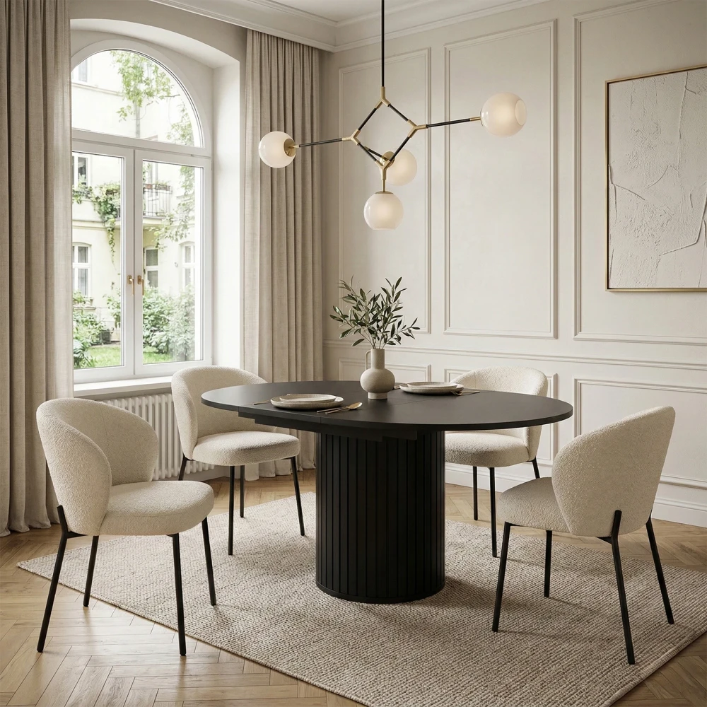 Ausziehbarer Tisch ZOEVA ZA9 mit Rillen