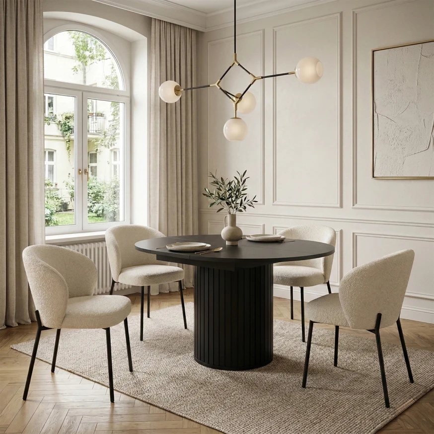 Ausziehbarer Tisch ZOEVA ZA9 mit Rillen