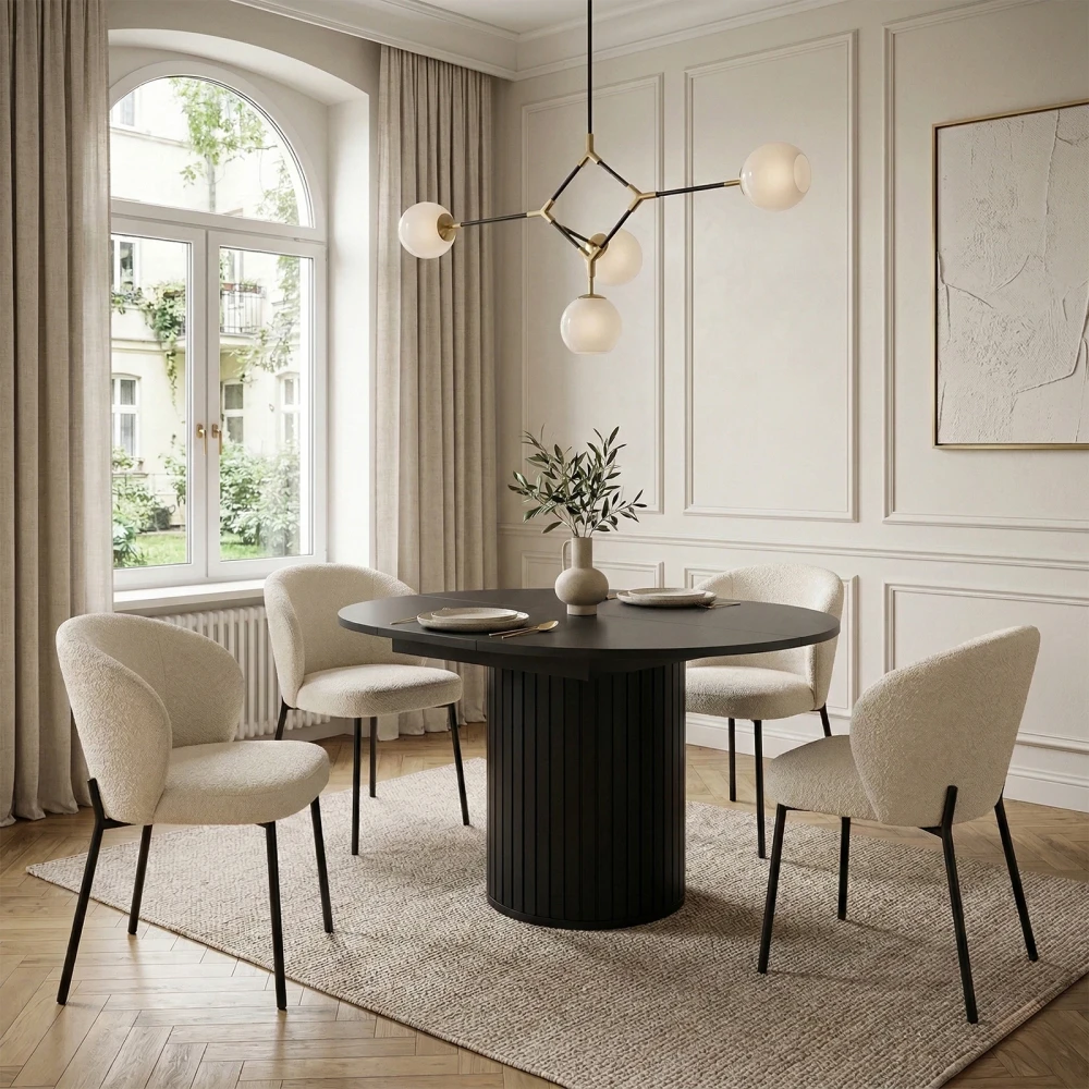 Ausziehbarer Tisch ZOEVA ZA9 mit Rillen