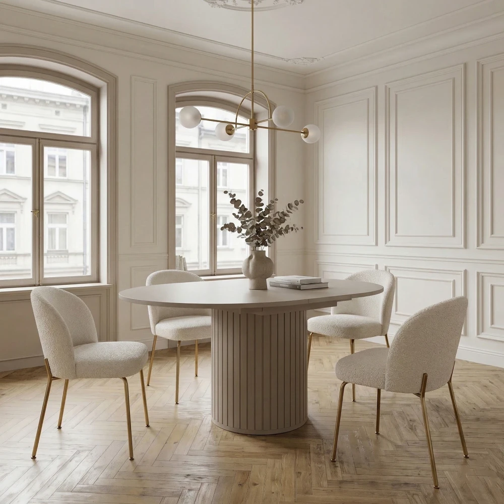 Ausziehbarer Tisch ZOEVA ZA9 mit Rillen