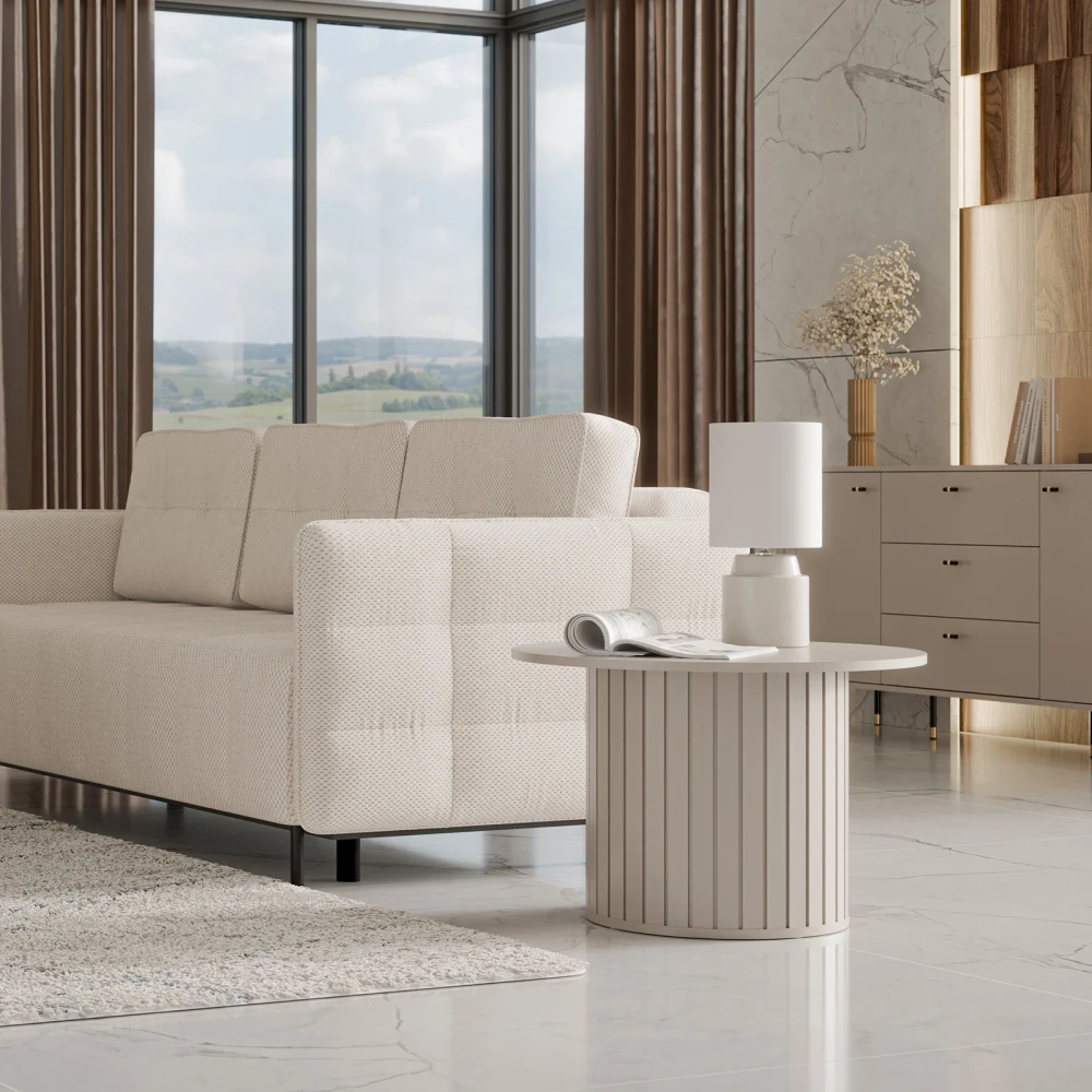 Couchtisch ZOEVA ZA7 mit Rillen