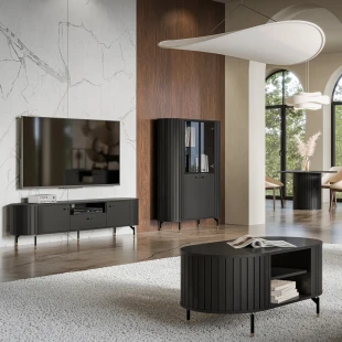 ZOEVA ZA6 Couchtisch mit Rillen