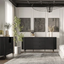 Kommode ZOEVA ZA4 mit Rillen