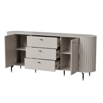 Kommode ZOEVA ZA4 mit Rillen