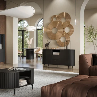 Kommode ZOEVA ZA2 mit Rillen