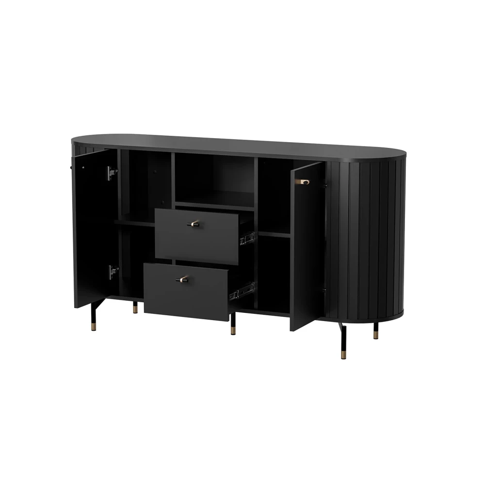 Kommode ZOEVA ZA2 mit Rillen