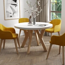 PORTO-Set Esstisch PERO mit 4 LS105 Stühlen