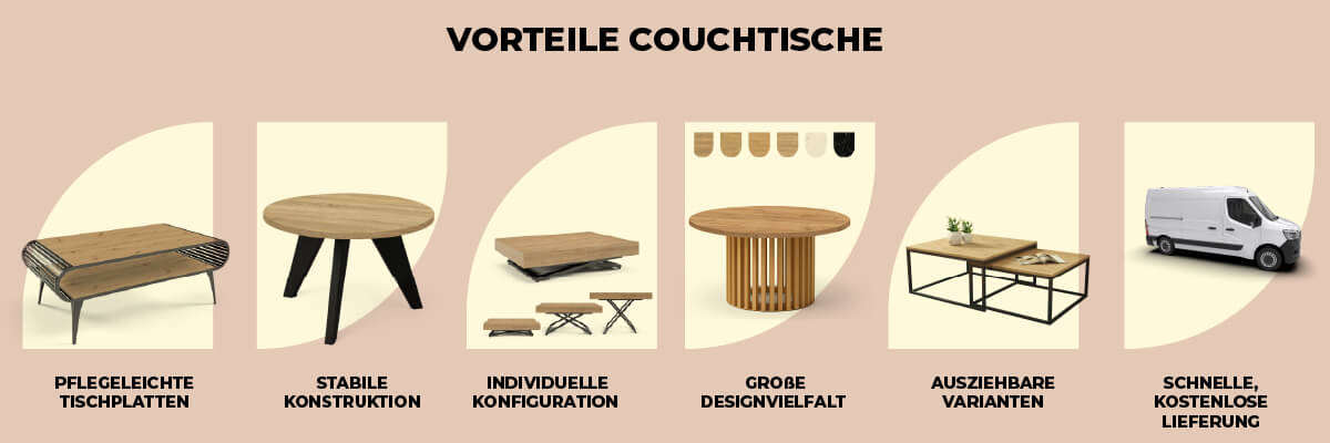 Vorteile Couchtische