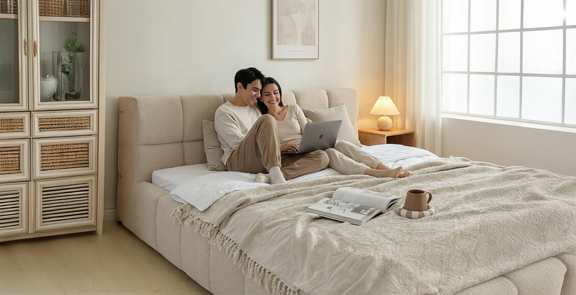 Polsterbett 140x200 für kleine Schlafzimmer – platzsparend und komfortabel