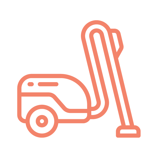 Polsterbett pflegen: Absaugen