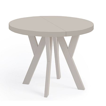 Ausziehtisch rund Kaschmir