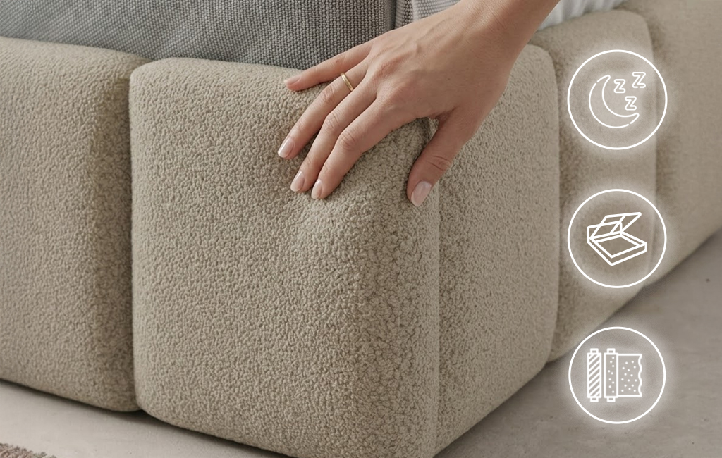 Polsterbett 160x200 – Übersicht der verfügbaren Materialien