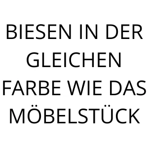 Biesen in der gleichen Farbe wie das Möbelstück